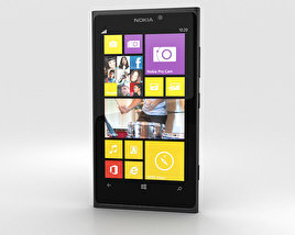 Nokia Lumia 1020 Schwarz 3D-Modell