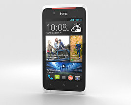 HTC Desire 210 Branco Modelo 3d