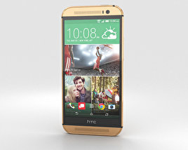 HTC One (M8) Amber Gold Modelo 3d