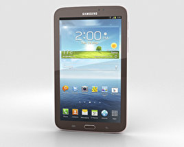 Samsung Galaxy Tab 3 7-inch Gold Brown 3D 모델 