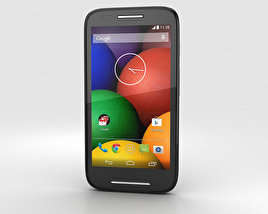 Motorola Moto E 黑色的 3D模型