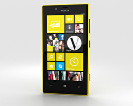 Nokia Lumia 720 Yellow 3D model