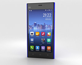 Xiaomi MI-3 Blue Modèle 3D