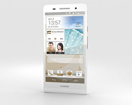 Huawei Ascend P6 White 3D model