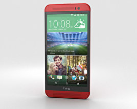 HTC One (E8) Red 3Dモデル