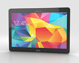 Samsung Galaxy Tab 4 10.1-inch LTE 黑色的 3D模型