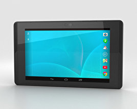 Google Project Tango Tablet 黑色的 3D模型