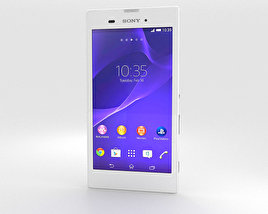 Sony Xperia T3 White 3D model