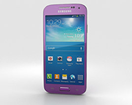Samsung Galaxy S4 Mini Purple 3Dモデル