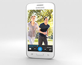 Samsung Galaxy Core Mini 白色的 3D模型