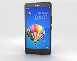 Huawei Honor 3X G750 Black 3D model