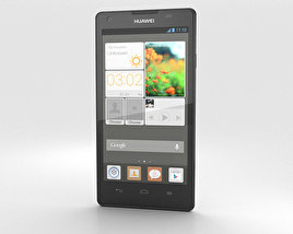 Huawei Ascend G700 Bianco Modello 3D