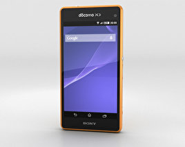Sony Xperia A2 SO-04F Yellow 3D 모델 