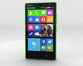 Nokia X2 Glossy Green Modello 3D