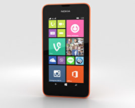 Nokia Lumia 530 Bright Orange 3D-Modell