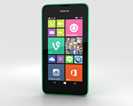 Nokia Lumia 530 Bright Green Modello 3D