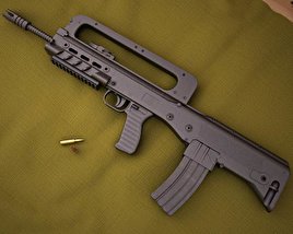 HS VHS assault rifle 3D model