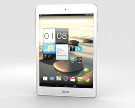 Acer Iconia A1-830 White 3D 모델 