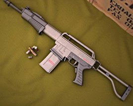 弗蘭基SPAS-15戰鬥霰彈槍 3D模型
