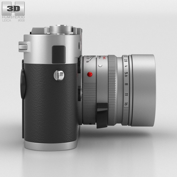Leica M (Type 240) Silver 3D model - Download Electronics on