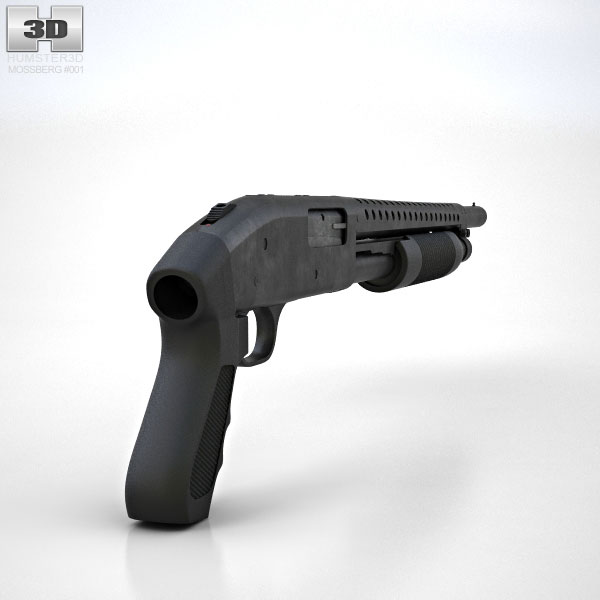 Escopeta de Caza Giratoria MC255 Madera Antigua Modelo 3D $59