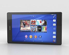 Sony Xperia Z3 Tablet Compact Preto Modelo 3d