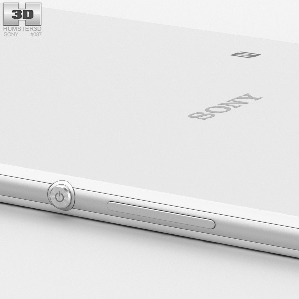 Sony Xperia Z3 Tablet Compact White 3D model