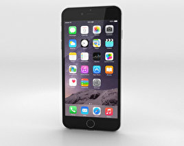 Apple iPhone 6 Plus Silver Modèle 3D