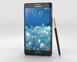 Samsung Galaxy Note Edge Charcoal Black 3D 모델 