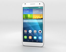 Huawei Ascend G7 白い 3Dモデル