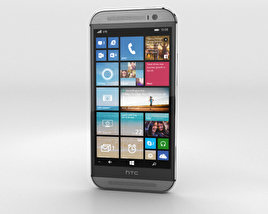 HTC One (M8) Windows Phone Gunmetal Gray 3D model
