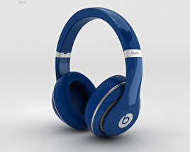 Beats by Dr. Dre Studio Over-Ear 이어폰 Blue 3D 모델 