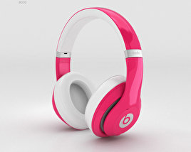Beats by Dr. Dre Studio Over-Ear Наушники Pink 3D модель