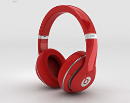 Beats by Dr. Dre Studio Over-Ear ヘッドホン Red 3Dモデル