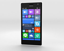 Nokia Lumia 730 Weiß 3D-Modell