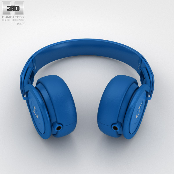 Beats Mixr High-Performance Professional Blue 3D model