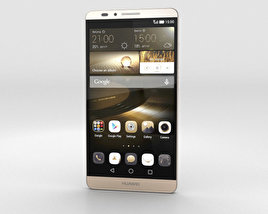 Huawei Ascend Mate 7 Amber Gold 3D-Modell