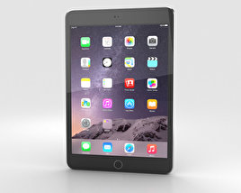 Apple iPad Mini 3 Space Grey Modèle 3D