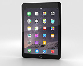 Apple iPad Air 2 Cellular Space Grey 3D-Modell