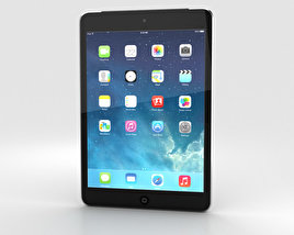 Apple iPad Mini 2 Cellular Space Grey 3D 모델 