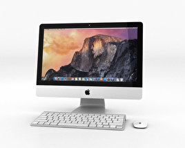Apple iMac 21.5-inch 2014 Modello 3D