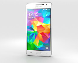 Samsung Galaxy Grand Prime White Modello 3D