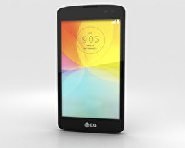 LG L Fino 黒 3Dモデル