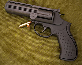 MP412 REX轉輪手槍 3D模型