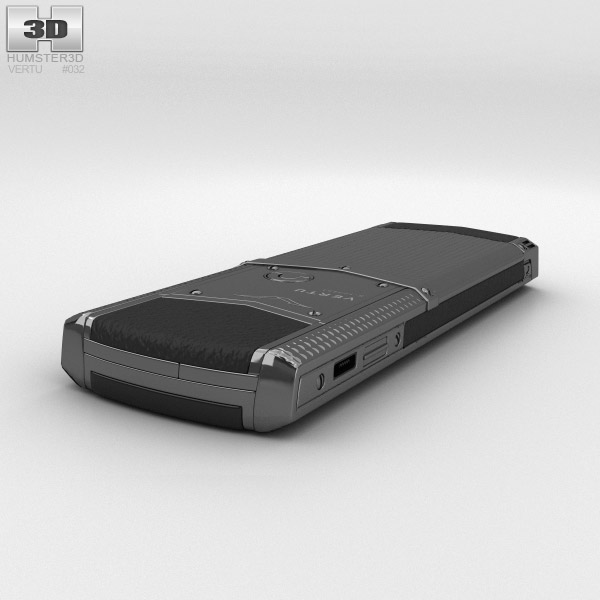 Vertu Signature Pure Black Modèle 3D - Télécharger Électronique on