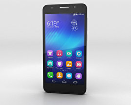 Huawei Honor 6 黑色的 3D模型