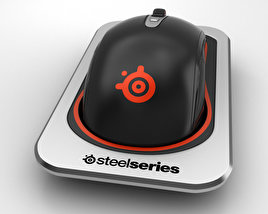 SteelSeries Sensei レーザーマウス 3Dモデル