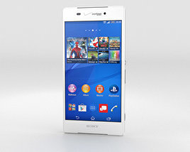 Sony Xperia Z3v Weiß 3D-Modell