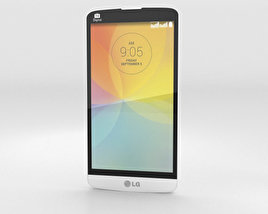 LG L Prime Blanco Modelo 3D