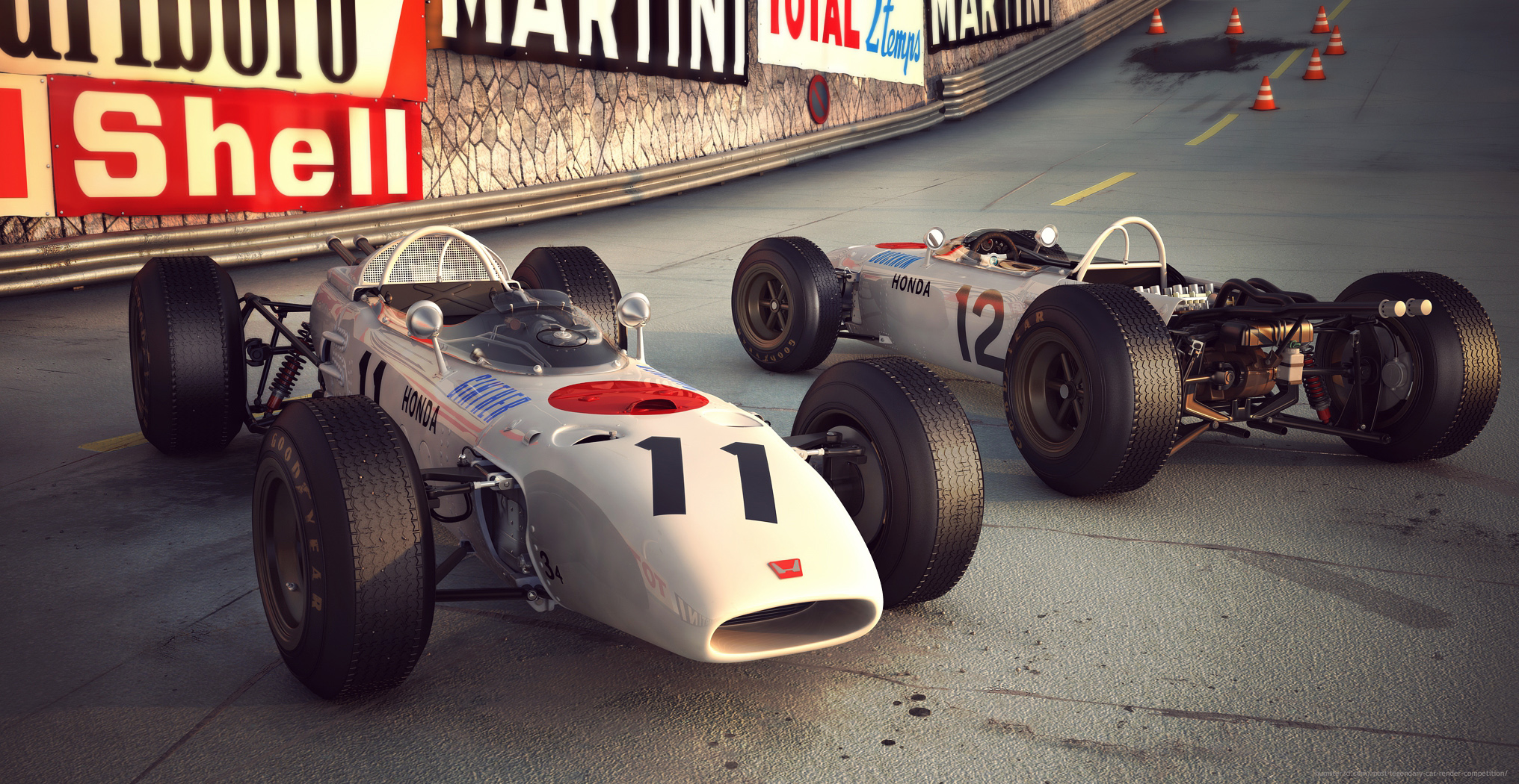 Hondas first Formula One race car won in 1965